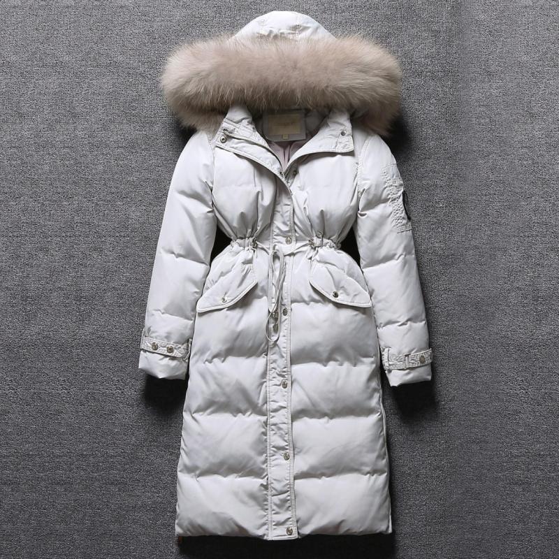Winter 90% Duck Down Jacket Women Hood Slim Coat Parka Natural Raccoon Fur Warm Long Overcoat manteau femme LX2261, Gray gray fur
Winter 90% Duck Down Jacket Women Hood Slim Coat Parka Natural Raccoon Fur Warm Long Overcoat manteau femme LX2261, Gray gray fur