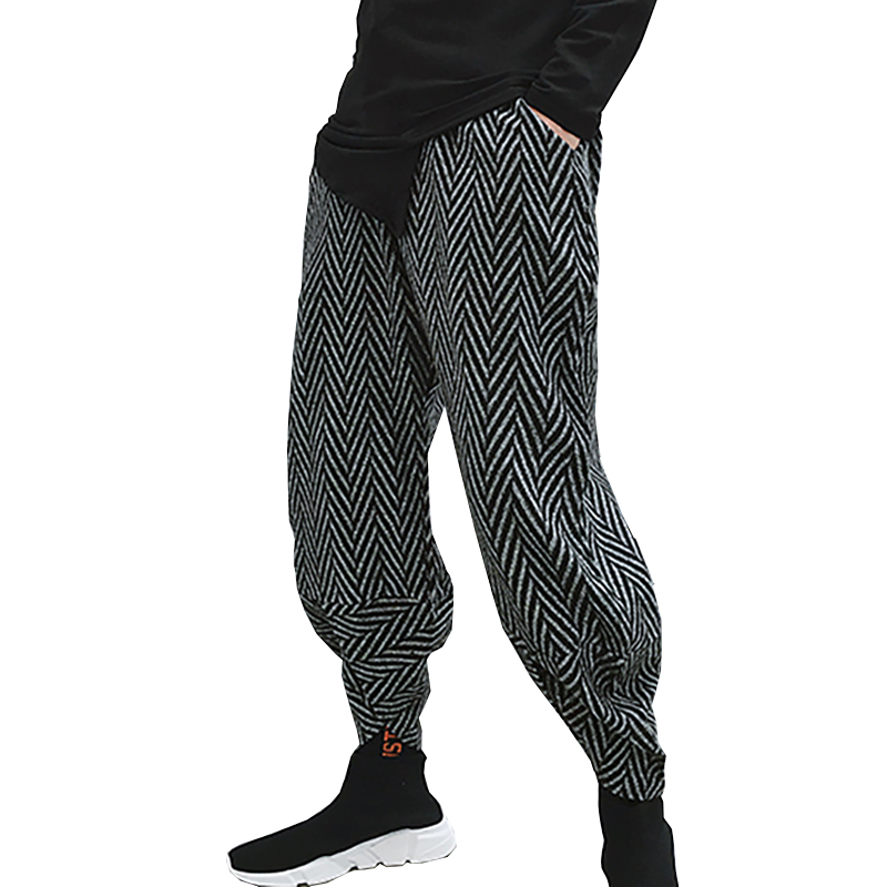 Men Autumn Winter Thick Woolen Stripe Casual Wide Leg Harem Pant Male Japan Kimono Streetwear Hip Hop Trouser Joggers Sweatpants, Dark gray
Men Autumn Winter Thick Woolen Stripe Casual Wide Leg Harem Pant Male Japan Kimono Streetwear Hip Hop Trouser Joggers Sweatpants, Dark gray