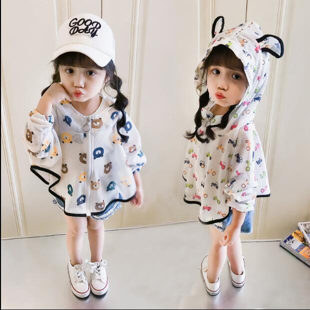 Baby girl sun protection clothing children's skin clothing 2018 new summer dress girls air conditioning shirt thin coat, Little bear
Baby girl sun protection clothing children's skin clothing 2018 new summer dress girls air conditioning shirt thin coat, Little bear