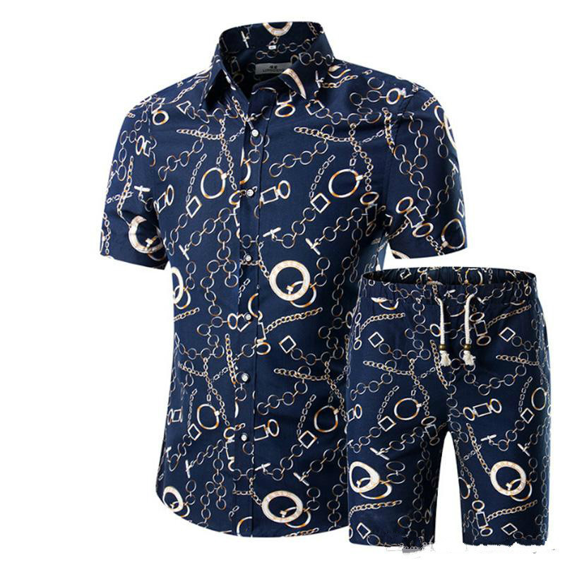 Summer Casual Slim Fit T-shirt Men Mens Shirts Shorts Set New Printed Hawaiian Shirt Homme Short Male Printing Dress Suit Sets Plus Size, Others
Summer Casual Slim Fit T-shirt Men Mens Shirts Shorts Set New Printed Hawaiian Shirt Homme Short Male Printing Dress Suit Sets Plus Size, Others