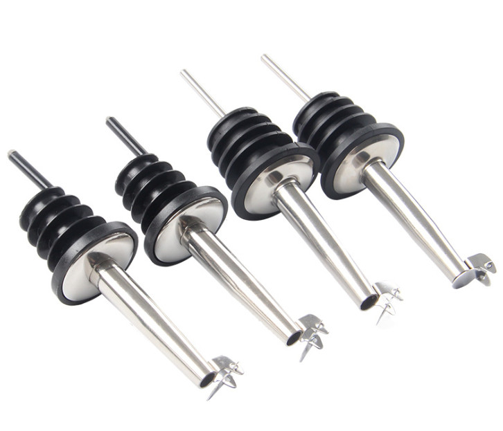 The latest automatic stainless steel wine pourer oil bottle stopper automatic cover wine bottle stopper pour spout