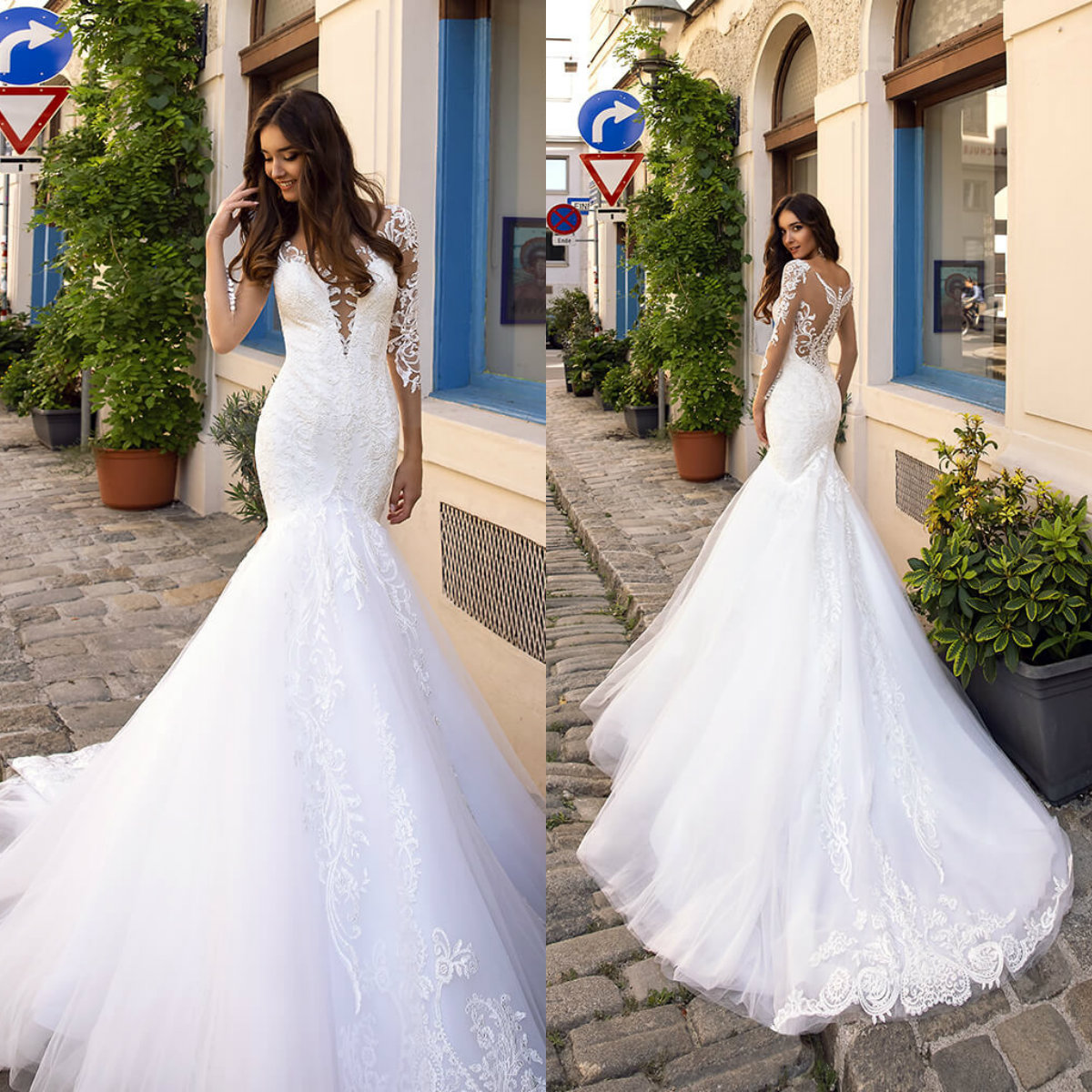 Lace Mermaid Wedding Dresses 2019 Appliqued Sweep Train V Neck Long Sleeve Modest Wedding Dress Custom Made Plus Size Robes De Mariée, Orange
Lace Mermaid Wedding Dresses 2019 Appliqued Sweep Train V Neck Long Sleeve Modest Wedding Dress Custom Made Plus Size Robes De Mariée, Orange