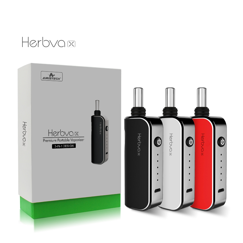 Original Airistech Herbva X 3in1 Airis dry herb vaporizer for Wax Oi Temperature Control Ceramic Chamber Electronic Cigarettes Authentic
Original Airistech Herbva X 3in1 Airis dry herb vaporizer for Wax Oi Temperature Control Ceramic Chamber Electronic Cigarettes Authentic