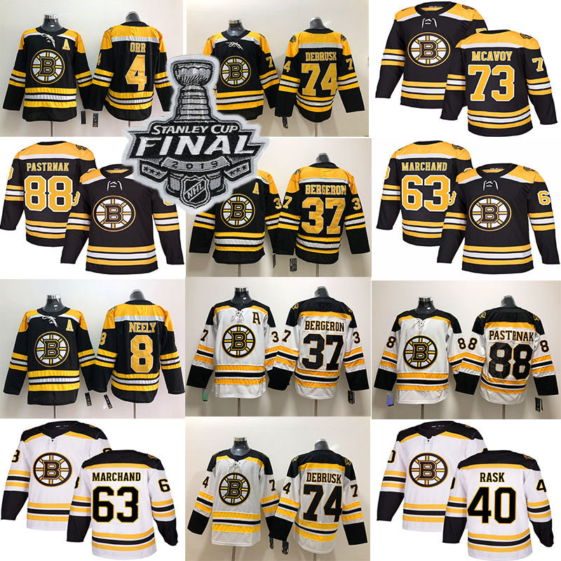 Boston Bruins 4 Bobby Orr 74 Jake DeBrusk 37 Patrice Bergeron 40 Rask 63 Brad Marchand 88 David Pastrnak Jersey, White
Boston Bruins 4 Bobby Orr 74 Jake DeBrusk 37 Patrice Bergeron 40 Rask 63 Brad Marchand 88 David Pastrnak Jersey, White