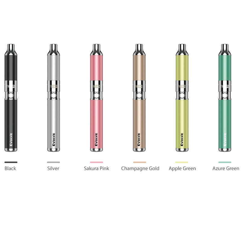 Newest Colors Yocan Evolve Starter Kit 650mAh Battery Dry Herb Vapor Wax Vaporizer Vape Pen For Evolve Plus Coil, Mixed colors
Newest Colors Yocan Evolve Starter Kit 650mAh Battery Dry Herb Vapor Wax Vaporizer Vape Pen For Evolve Plus Coil, Mixed colors