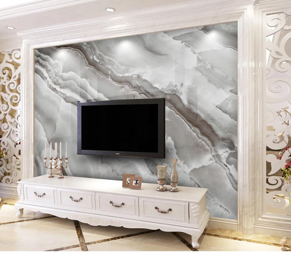 Modern 3d murals wallpaper for living room new high-definition marble stone wallpapers background wall
