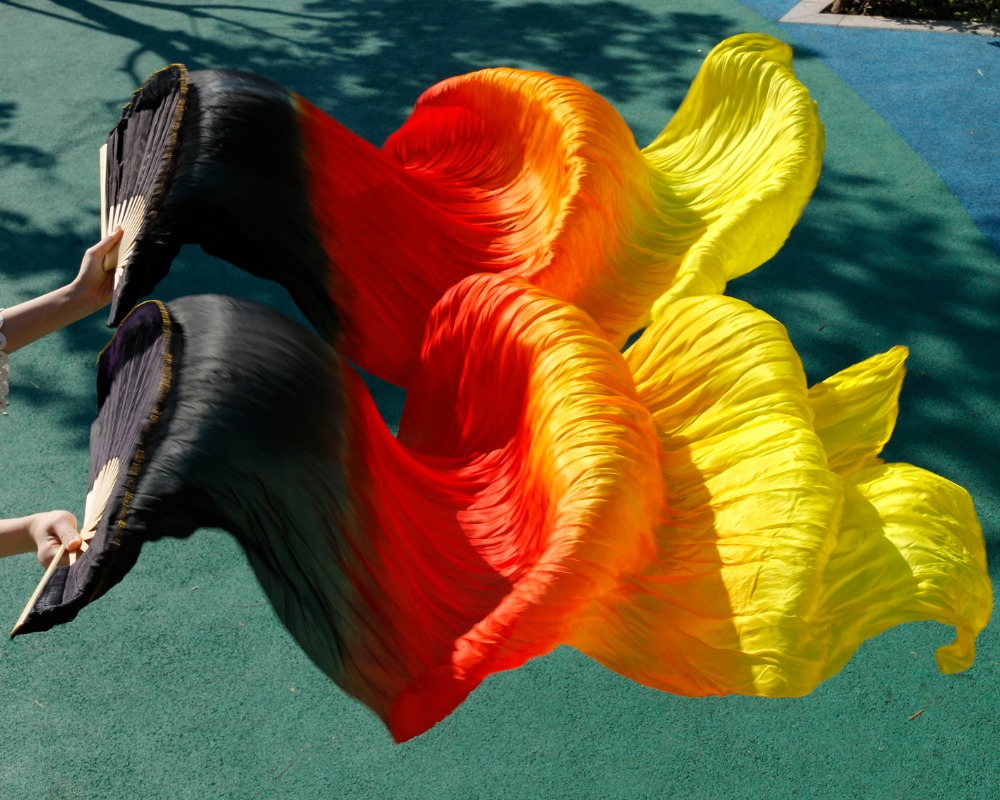 2017 female high quality Pasang perut 100% sutra FAN kerudung merah muda untuk ungu menjadi biru black + red +yellow, As picture
2017 female high quality Pasang perut 100% sutra FAN kerudung merah muda untuk ungu menjadi biru black + red +yellow, As picture