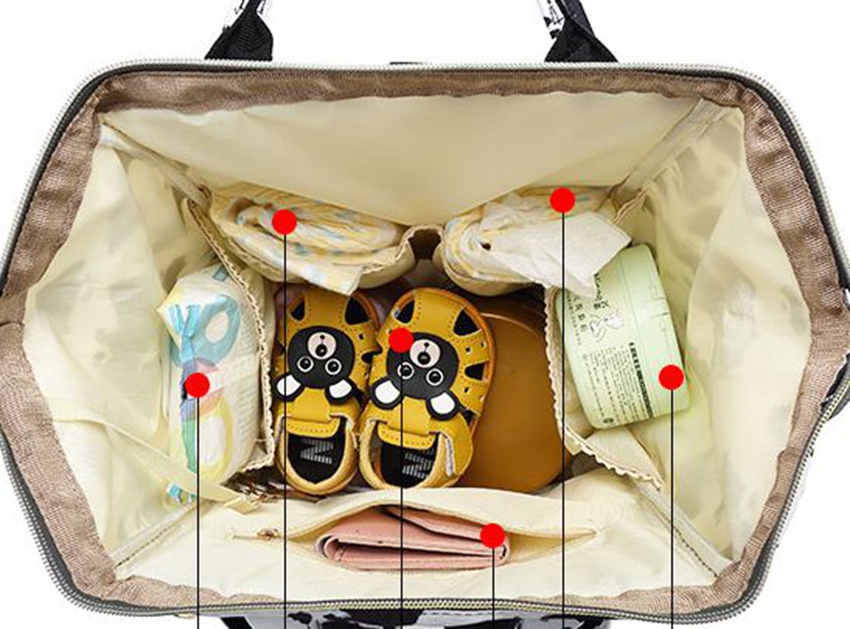 Mummy Backpacks Maternity Nappy Diaper Bag Large Capacity Baby Changing Backpack Travel Nappy Backpack Handbag KKA7805