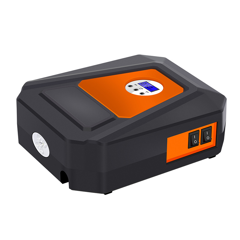Auto air pump intelligent digital display portable 12V cylinder auto tire air pump high power repair replenisher