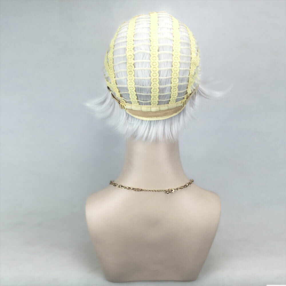 Women Ombre Short Wig Ladies Real Natural Curly Straight Full Hair Party Cosplay