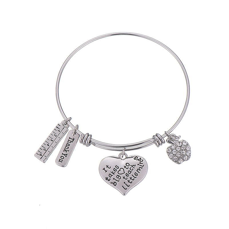 Thanksgiving Teacher's Day Hand Decorate It Takes Big Love Lettering Bracelet Fund Bracelet
Thanksgiving Teacher's Day Hand Decorate It Takes Big Love Lettering Bracelet Fund Bracelet