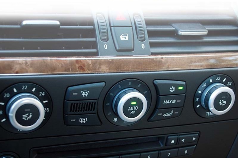 Auto Car A/C Heater Climate Control Switch Air Condition Left Knob Cover for BMW 5 Series E60 2001-2010