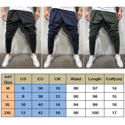 Autumn New Men Sport Pants Long Trousers Causal Tracksuit Fitness Workout Joggers Harajuku Gym Sweatpants Streetwear C19040801