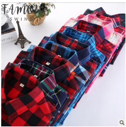 2020 Spring Autumn Fashion Women Plaid Shirt Flannel Lapel Neck Shirt Long Sleeve Women Blouse Shirt Cotton Blusas Tops Blouse Office, 13
2020 Spring Autumn Fashion Women Plaid Shirt Flannel Lapel Neck Shirt Long Sleeve Women Blouse Shirt Cotton Blusas Tops Blouse Office, 13