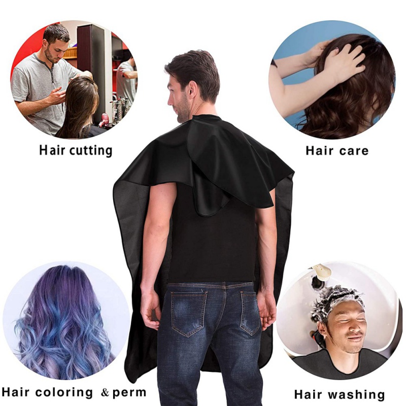 Hairdressing Cape Barber Apron Haircut Cloak Waterproof Professional Barber Salon Cape With Snap Closure Hair Salon Cutting
Hairdressing Cape Barber Apron Haircut Cloak Waterproof Professional Barber Salon Cape With Snap Closure Hair Salon Cutting