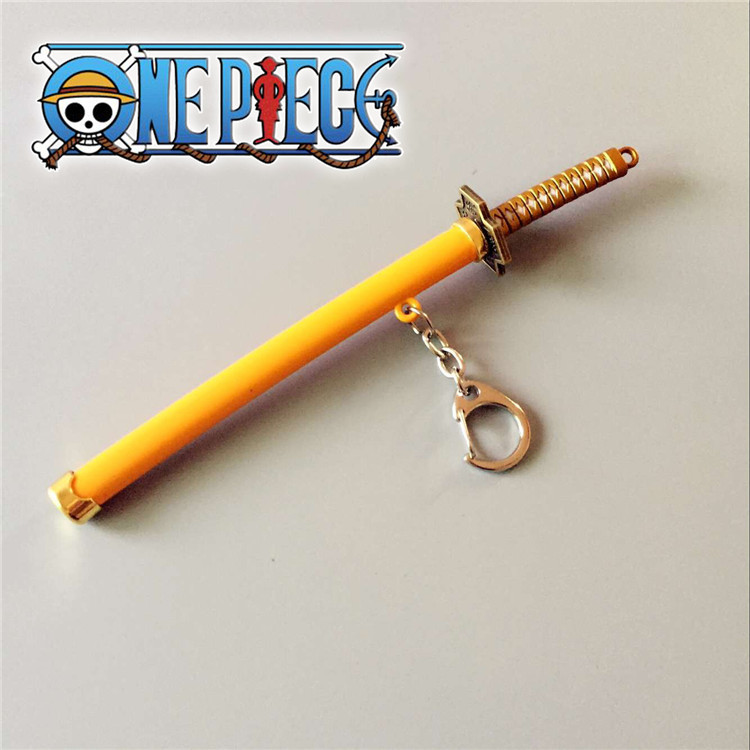 Special Roronoa Zoro Sword Keychain Buckle With Toolholder Scabbard Katana Sabre Car Key Chains Gift Keyrings