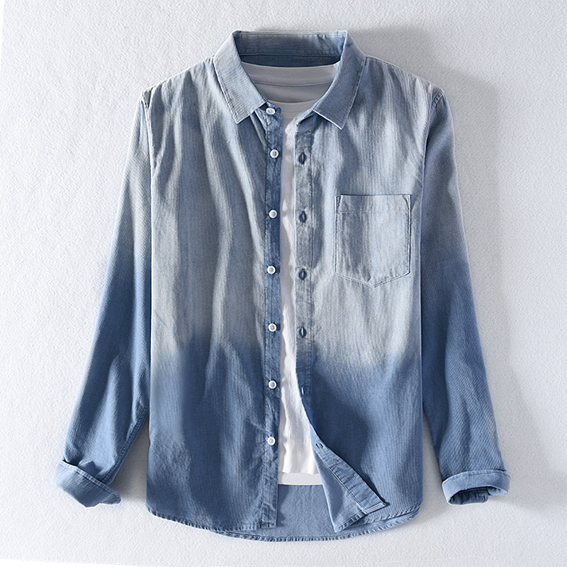 2020 Men's casual cotton corduroy long-sleeved shirt spring brand shirts men fashion solid blue shirt for men comfortable shirts, Black
2020 Men's casual cotton corduroy long-sleeved shirt spring brand shirts men fashion solid blue shirt for men comfortable shirts, Black