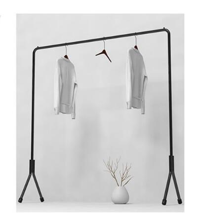 clothing display rack Bedroom Furniture Nordic Iron Art Garment Frame Simple Creative Lichen Hat Black Hanging Racks