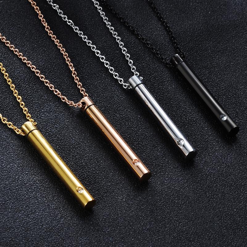 New Arrival Stainless Steel Empty Cremation Urn Pendant Crystal Perfume Bottles Necklace Pendant Wholesale 50cm
New Arrival Stainless Steel Empty Cremation Urn Pendant Crystal Perfume Bottles Necklace Pendant Wholesale 50cm