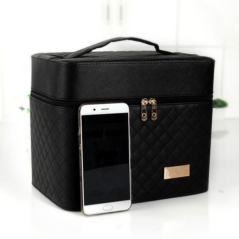 Flying Birds Women Makeup Bag Pu Leather Cosmetic Bag Case Makeup Organizer Storage Box Beautician Toiletry Flower Travel Bags Y19052501