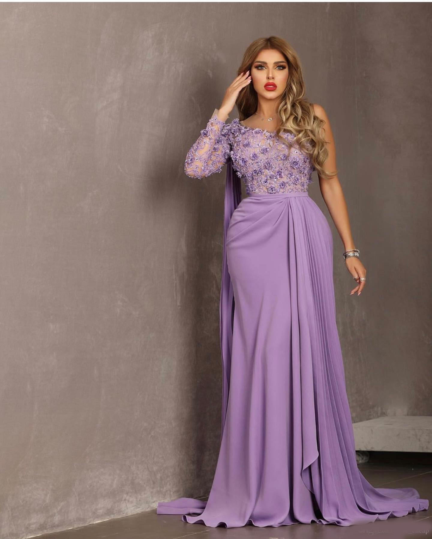 Sexy Cheap One Shoulder Evening Dresses Lace Beaded Appliques Prom Dresses Sheath Formal Party Bridesmaid Second Reception Gowns