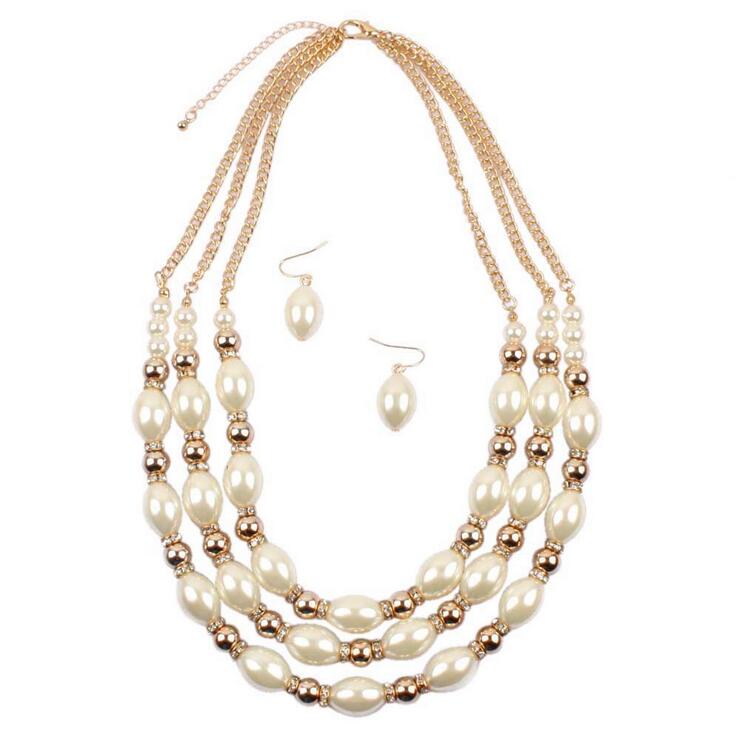 Trendy Retro Round Chokers Necklaces Multideck Imitation Pearl Clavicle Chain Multiple Occasion All Compatible
Trendy Retro Round Chokers Necklaces Multideck Imitation Pearl Clavicle Chain Multiple Occasion All Compatible