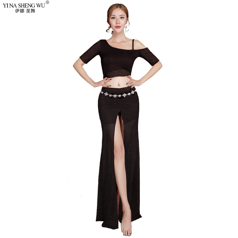 Women Sexy Fashion Bellydance Oriental Costumes Set Top Skirt Split Practice Clothes Top+Skirt Professional Belly Dance Costumes, Color1(no chain)
Women Sexy Fashion Bellydance Oriental Costumes Set Top Skirt Split Practice Clothes Top+Skirt Professional Belly Dance Costumes, Color1(no chain)