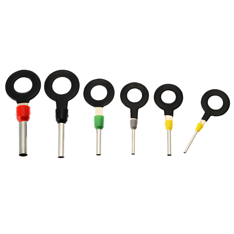 26pcs/18pcs Automotive Plug Terminal Removing Tool Key Circuit Board Wire Harness Terminal Extraction Pick Crimp Pin Needle Remove Set Car Kit