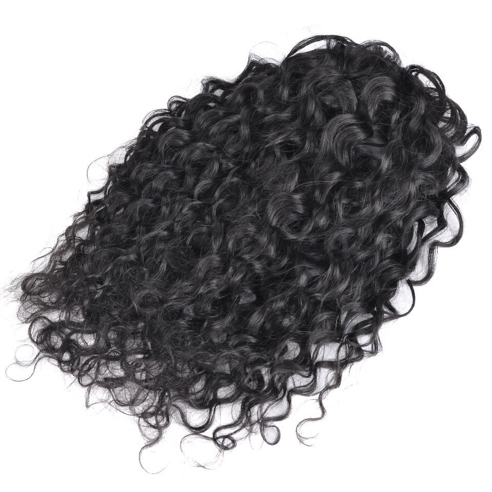 Brazilian Virgin Kinky Curly Drawstring Ponytail Human Hair Clip In Ponytail Extensions Natural Color 1 Piece 140g Drawstring Pony Tail