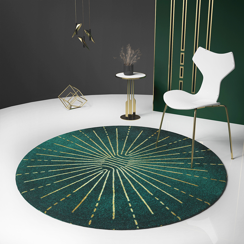 Nordic style green round shaped art area rug carpet, big size post modern home decoration coffee table carpet, As picture
Nordic style green round shaped art area rug carpet, big size post modern home decoration coffee table carpet, As picture
