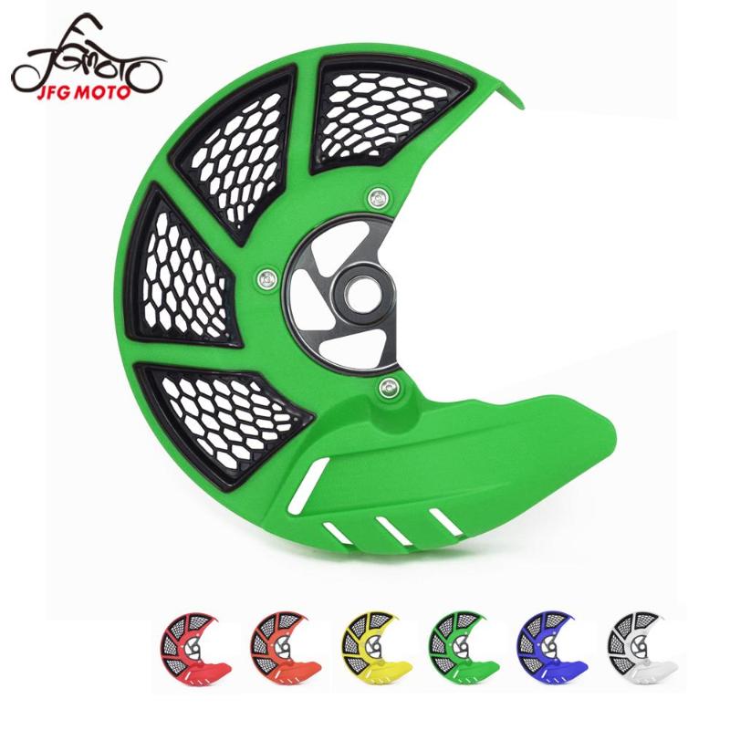 

For KX125 KX250 KX250F KX450F KLX450R KX 125 250 250F 450F KLX 450R Front Brake Disc Rotor Guard Protector