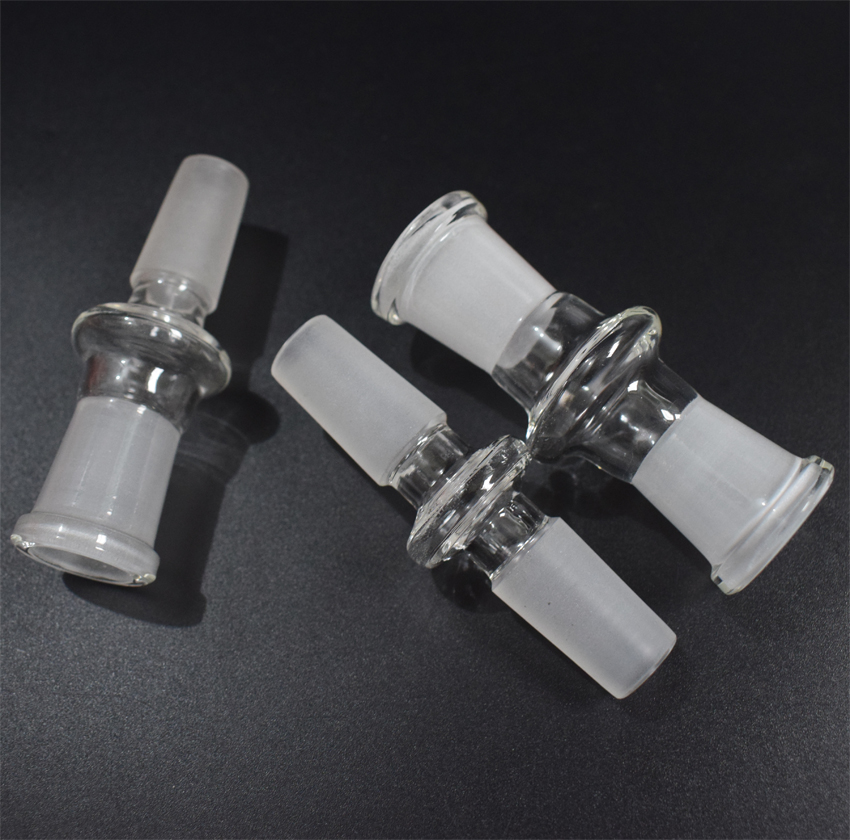DHL Latest Glass Adapter Hookahs 14-14mm 18-18mm male 14-18mm female bong adapter for oil rig water pipes
DHL Latest Glass Adapter Hookahs 14-14mm 18-18mm male 14-18mm female bong adapter for oil rig water pipes