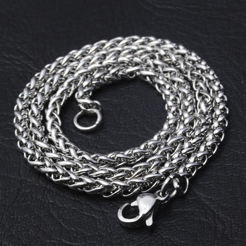 2.5mm 3mm 4mm 5mm 6mm New Stainless steel DIY Keel Chains Women Men Jewelry Necklaces Pendants DIY Fashion Accessories
2.5mm 3mm 4mm 5mm 6mm New Stainless steel DIY Keel Chains Women Men Jewelry Necklaces Pendants DIY Fashion Accessories