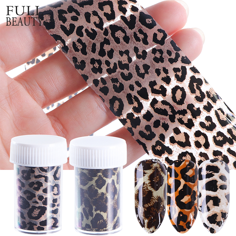 1 Roll Leopard Print Nail Foil Transfer Slider Sticker Animal Starry Adhesive Nail Wrap Decal 3D Decoration Tips Manicure CH730, 02
1 Roll Leopard Print Nail Foil Transfer Slider Sticker Animal Starry Adhesive Nail Wrap Decal 3D Decoration Tips Manicure CH730, 02