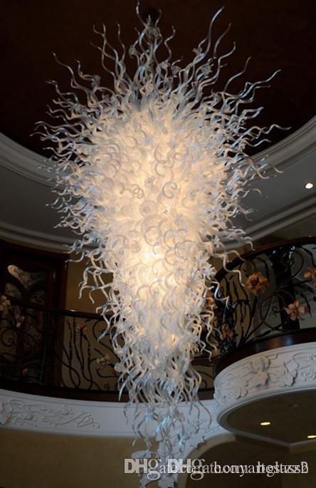 Luxury Villa Stair Chandelier 100% Mouth Blown Borosilicate Murano Glass Art Decor Style Modern Large Chandeliers Light
Luxury Villa Stair Chandelier 100% Mouth Blown Borosilicate Murano Glass Art Decor Style Modern Large Chandeliers Light