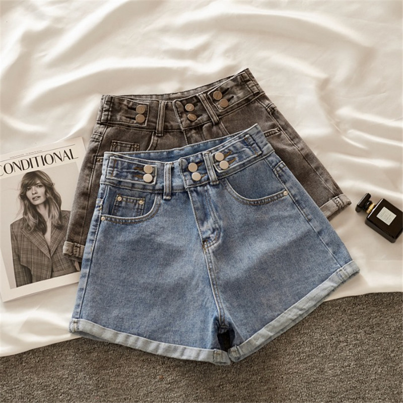Fashion Jeans Women 2020 Summer New Korean Denim Shorts Crimping Loose Wide leg Pants Vintage Jeans Ladies Short Pants Tide G051, Blue
Fashion Jeans Women 2020 Summer New Korean Denim Shorts Crimping Loose Wide leg Pants Vintage Jeans Ladies Short Pants Tide G051, Blue