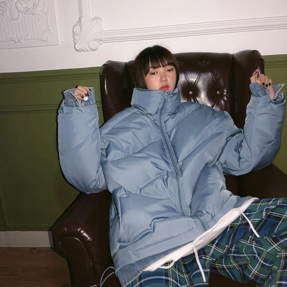 Japanese men's and women's thickened jean holiday two coats Korean solid oversize cotton padded clothes parkas coats, Black
Japanese men's and women's thickened jean holiday two coats Korean solid oversize cotton padded clothes parkas coats, Black