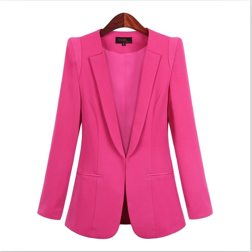 2019 New Plus Size Womens Business Suits Spring Autumn Allmatch women Blazers Jackets Short Slim longsleeve Blazer Women Suit CJ191201