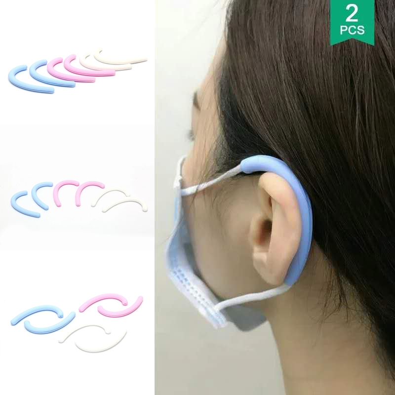 Silicone Face Mask Ear Hooks Cover Soft Comfortable Ear Protection Hook Earbud Gel Protective Mask Earhook Accessories
Silicone Face Mask Ear Hooks Cover Soft Comfortable Ear Protection Hook Earbud Gel Protective Mask Earhook Accessories