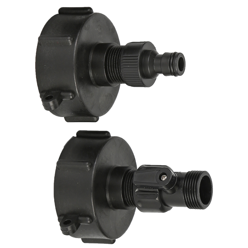 IBC water tank garden hose 3/4inch adaptor and 2inch buttress adaptor set tap quick coupling faucet connector valve garden hose, Black
IBC water tank garden hose 3/4inch adaptor and 2inch buttress adaptor set tap quick coupling faucet connector valve garden hose, Black