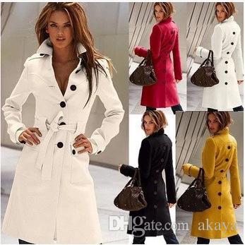 2017 New New Fashion Womens Slim Fit Trench Double-breasted Coat Outwear, Red
2017 New New Fashion Womens Slim Fit Trench Double-breasted Coat Outwear, Red