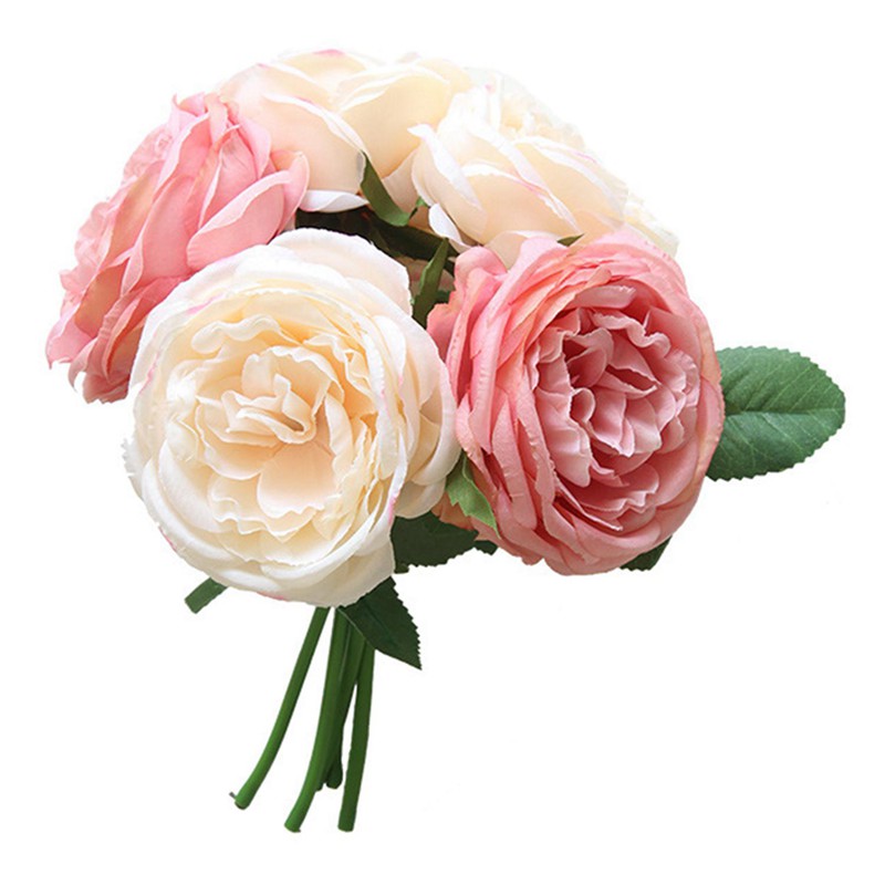 TOP!-5 head silk rose multilayer artificial flower wedding hand flower bouquet home office garden decoration(pink
TOP!-5 head silk rose multilayer artificial flower wedding hand flower bouquet home office garden decoration(pink