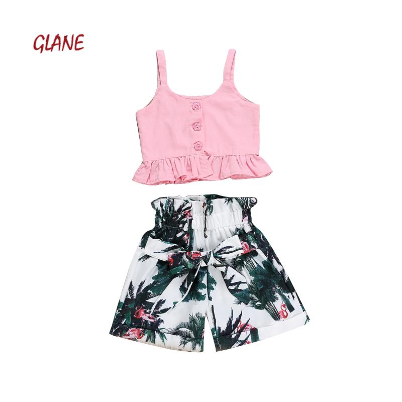 2-6Years Sling Ruffle Vest tops+printed wide lege Shorts 2pcs Set for Toddler Kids Girls summer clothes, Pink
2-6Years Sling Ruffle Vest tops+printed wide lege Shorts 2pcs Set for Toddler Kids Girls summer clothes, Pink