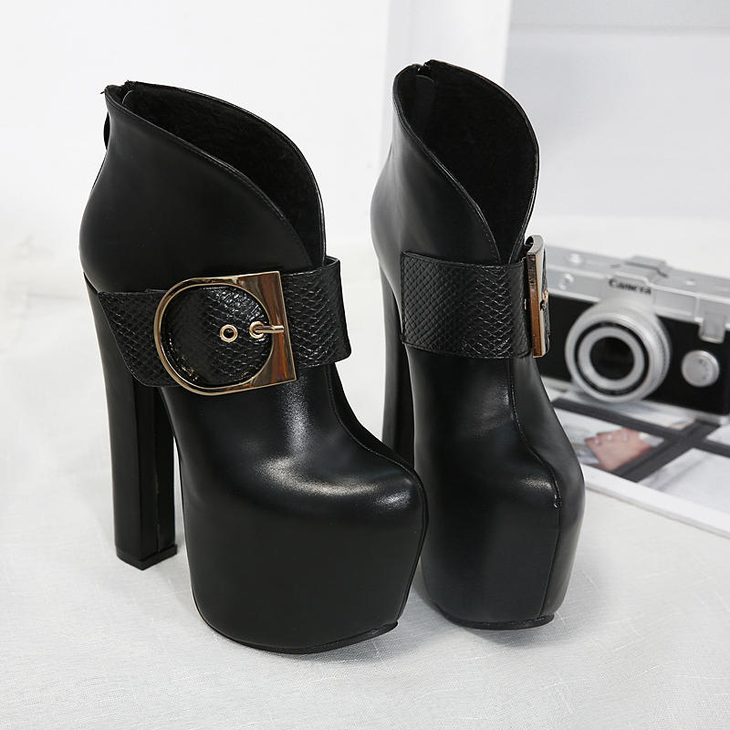 2019 Platform 7cm Women Sexy Metal decoration Booties Cowgirls 16cm High Heels Fetish prom Party Shoes Fall black Boots
2019 Platform 7cm Women Sexy Metal decoration Booties Cowgirls 16cm High Heels Fetish prom Party Shoes Fall black Boots