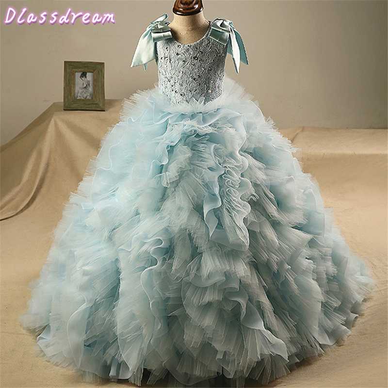 Light Green Flower Girl Dress Ball Gown Bows Shoulder Sleeveless Crystal Top Ruffel Tiered Sweep Train Birthday vestidos, Beige
Light Green Flower Girl Dress Ball Gown Bows Shoulder Sleeveless Crystal Top Ruffel Tiered Sweep Train Birthday vestidos, Beige