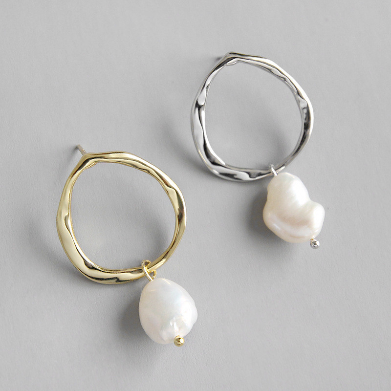925 Sterling Silver Irregular Geometric Baroque Freshwater Pearl Dangle Earrings Female Natural Pearl Drop Earrings Wedding Gifts
925 Sterling Silver Irregular Geometric Baroque Freshwater Pearl Dangle Earrings Female Natural Pearl Drop Earrings Wedding Gifts