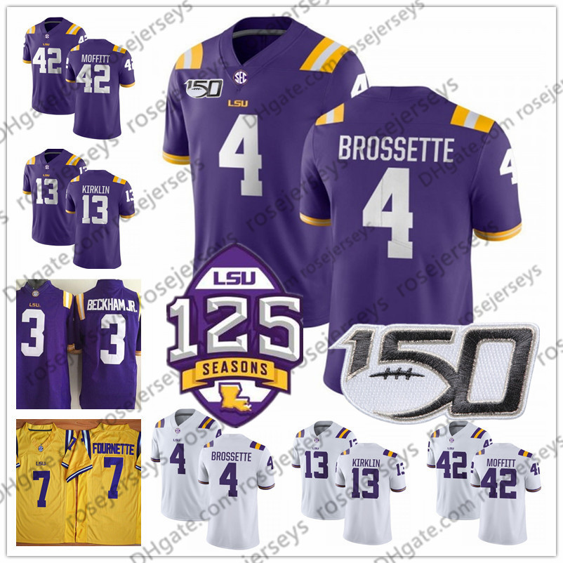 Customized 2019 150TH LSU Tigers #4 John Emery Jr. 24 Derek Stingley 33 Todd Harris 42 Aaron Moffitt Men Youth Kid Jersey 4XL, Black
Customized 2019 150TH LSU Tigers #4 John Emery Jr. 24 Derek Stingley 33 Todd Harris 42 Aaron Moffitt Men Youth Kid Jersey 4XL, Black