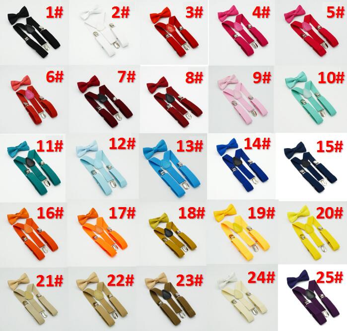 Kids Suspenders and Bow Tie Set for 1-10T 32colors Baby Braces Elastic Y-back Red Pink Black Blue Boys Girls accessories, 33colors for choose
Kids Suspenders and Bow Tie Set for 1-10T 32colors Baby Braces Elastic Y-back Red Pink Black Blue Boys Girls accessories, 33colors for choose