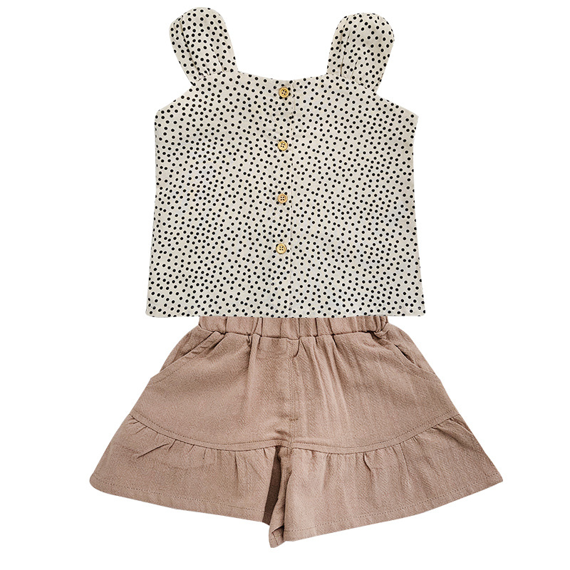 Children's Clothing 2020 Summer Baby Young Children Girls Western Style Small Polkadot Set L6.6, Style11
Children's Clothing 2020 Summer Baby Young Children Girls Western Style Small Polkadot Set L6.6, Style11
