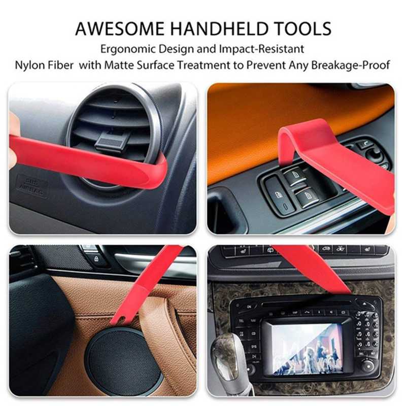 Removal Tool Audio Hand Repair Tool Auto Car Interior Dashboard Stereo CD Assembly Disassembly Door Panel Fastener Kit
Removal Tool Audio Hand Repair Tool Auto Car Interior Dashboard Stereo CD Assembly Disassembly Door Panel Fastener Kit